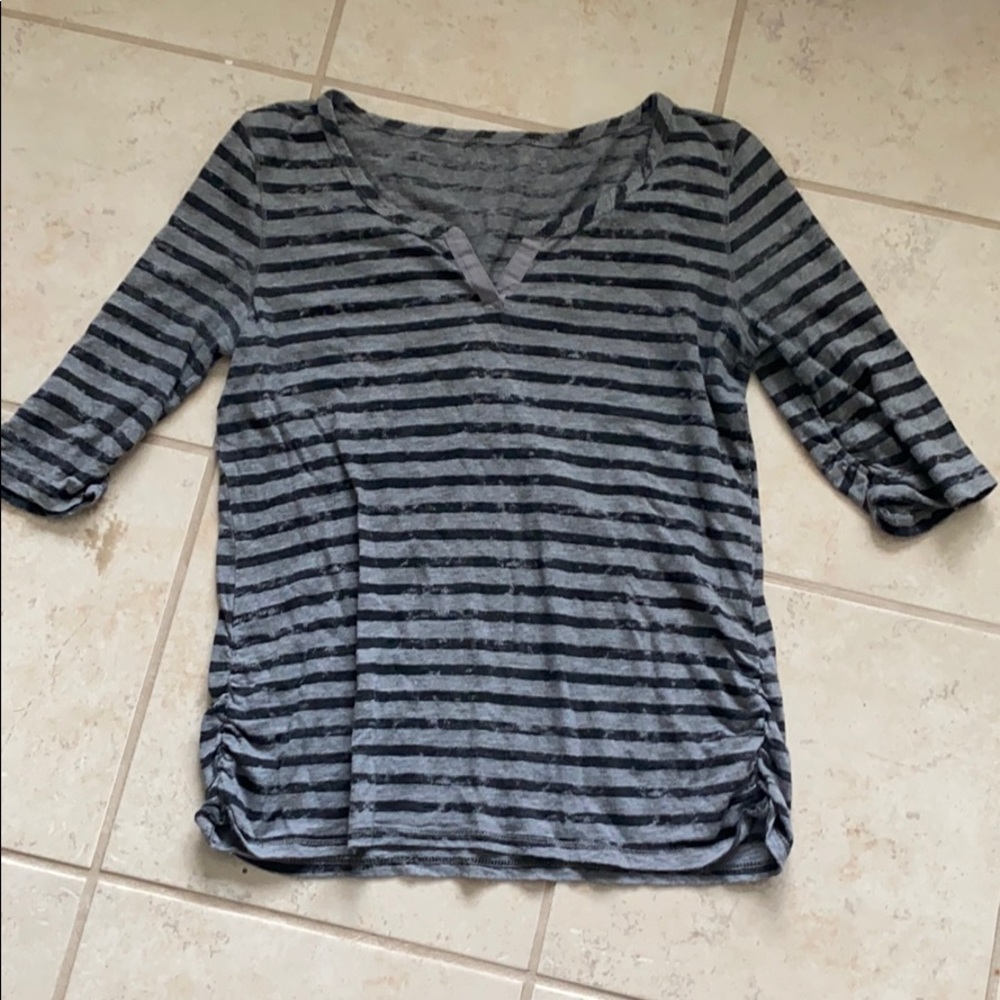 1/4 Sleeve Striped Calvin Klein Tee